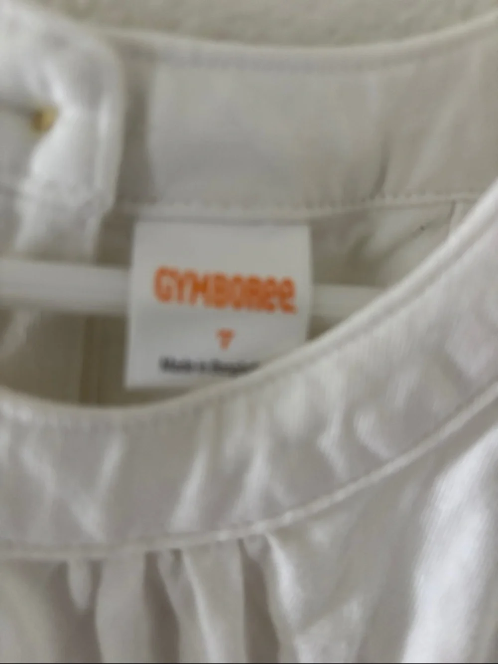 Gymboree White and Yellow Eyelet Halter Dress vintage